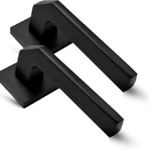 Cincinno Scandia Premium Anti-Rust Aluminium Door Handle Pair (Matt Black)